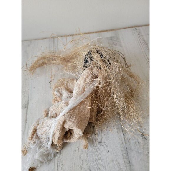 Glitter skeleton hanging Grim Reaper Halloween scary pop decor - Picture 9 of 14